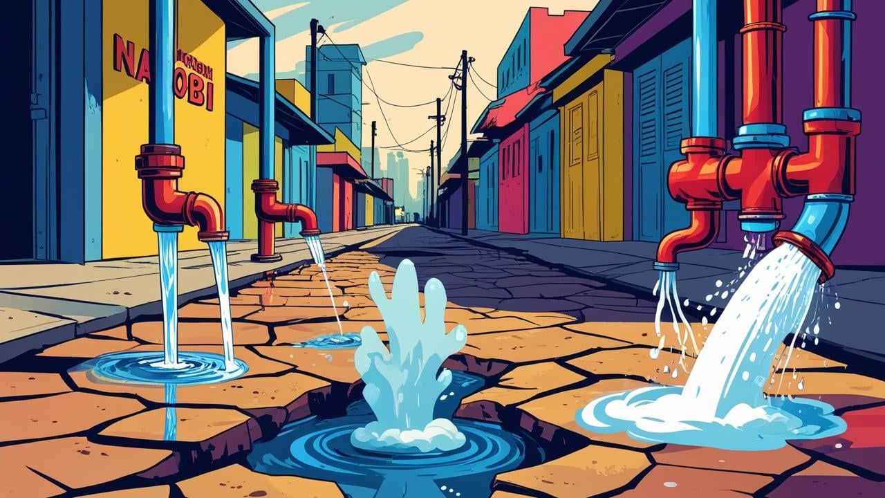 I need a detailed informative diagram of the Most Common Plumbing Problems in Nairobi