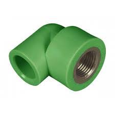 A PPR Female Elbow is a fitting used to change the direction of a PPR pipe by 90 degrees and connect it to a male threaded component.