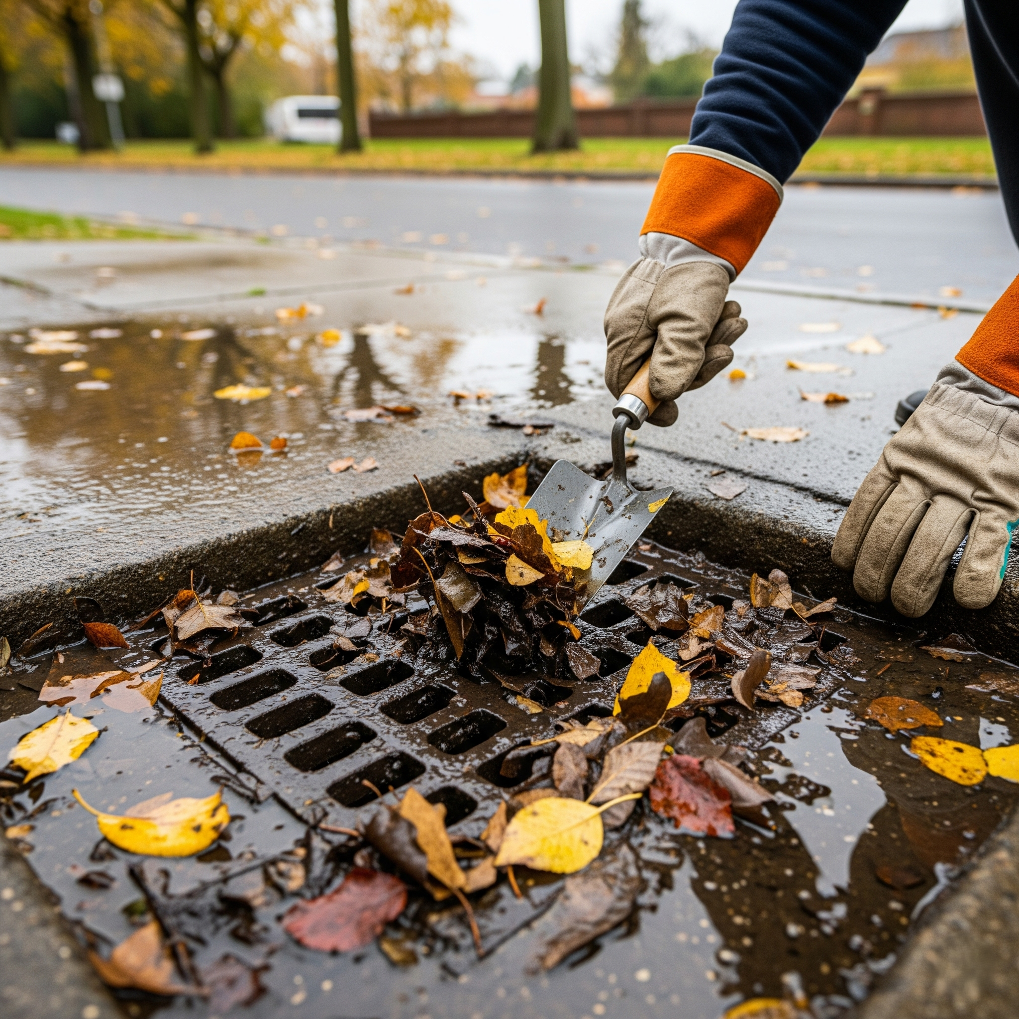 Seasonal drain maintenance
