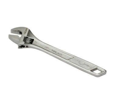 A visual of the essential tool for leaky pipe repair: a spanner.