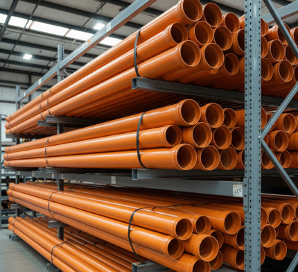 Waste Pipe 6" Brown