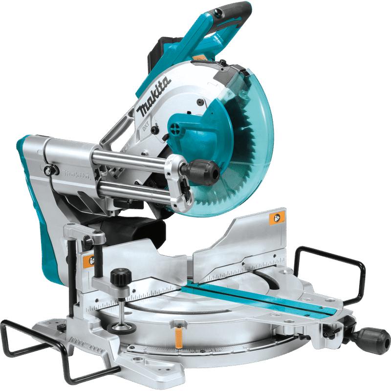 A Makita compound miter saw.