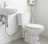 Image of a domestic utility area, focusing on a clean, well-maintained space that evokes efficiency and control